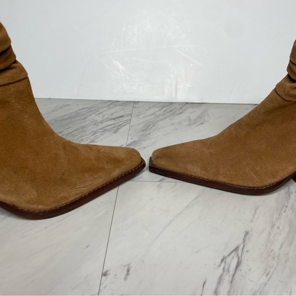 Vince Camuto Nerlinji Brown Suede Bootie 8 1/2 M - Picture 9 of 15